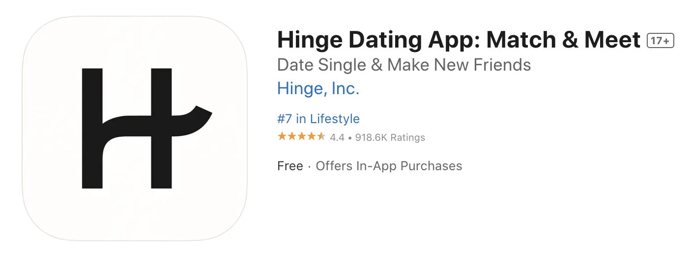 hinge app review vs raya