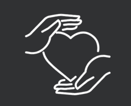 heart in hands icons